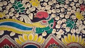 Mythological Motif Kalamkari on Organic Cotton